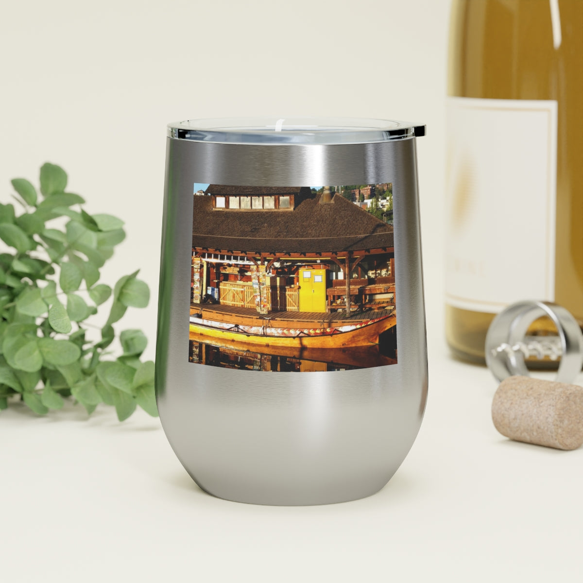 Q'il'bid Awe - 12 oz Insulated Wine Tumbler - Fry1Productions