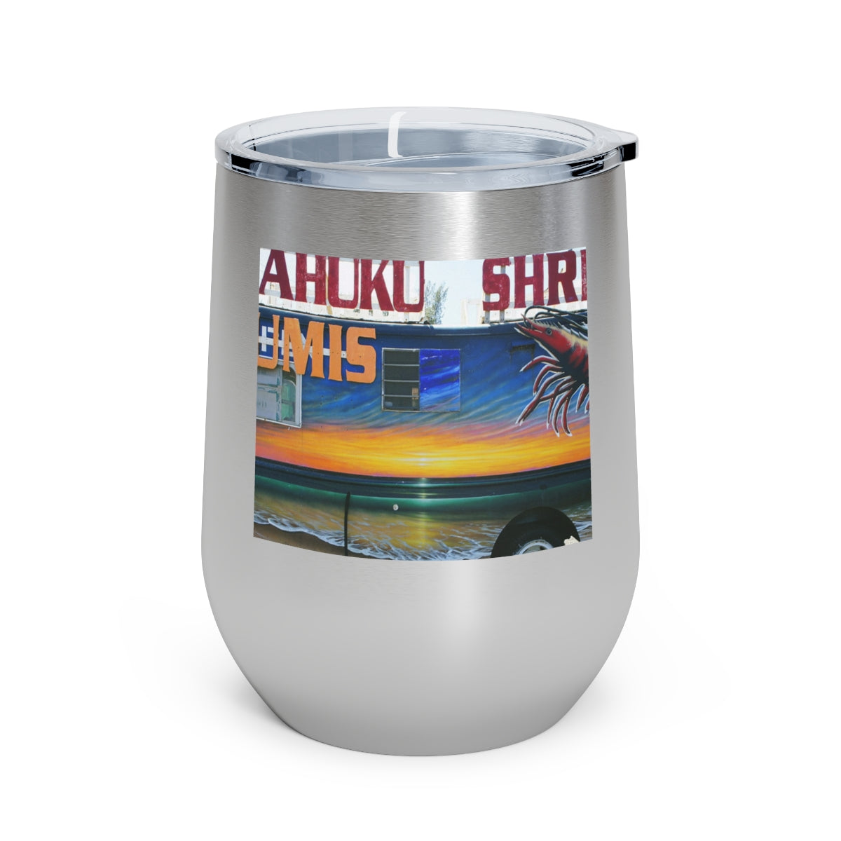 Fumis Aloha - 12 oz Insulated Wine Tumbler - Fry1Productions