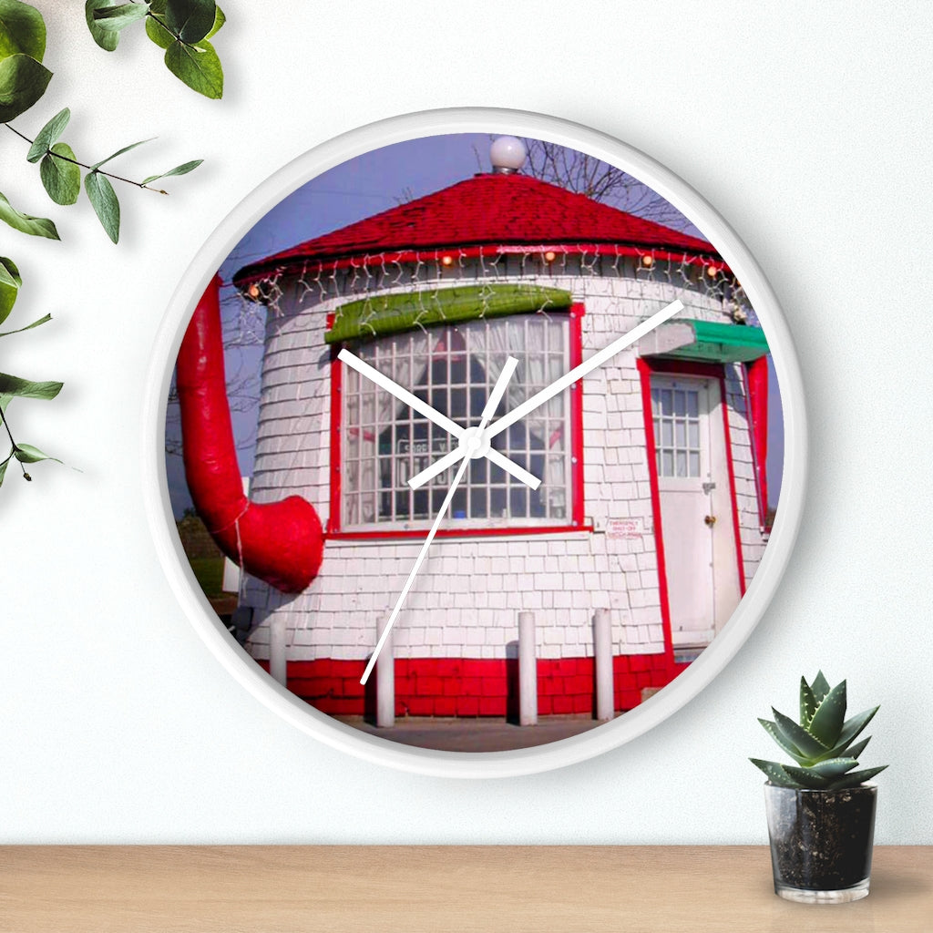 "Timeless Memories" - 10" Wooden Frame Wall Clock - Fry1Productions