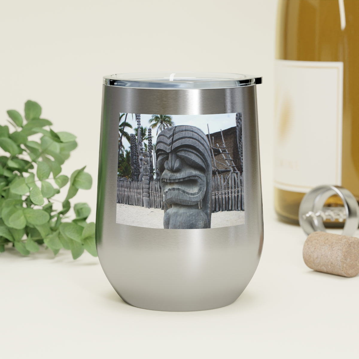 Fierce Guardian - 12 oz Insulated Wine Tumbler - Fry1Productions