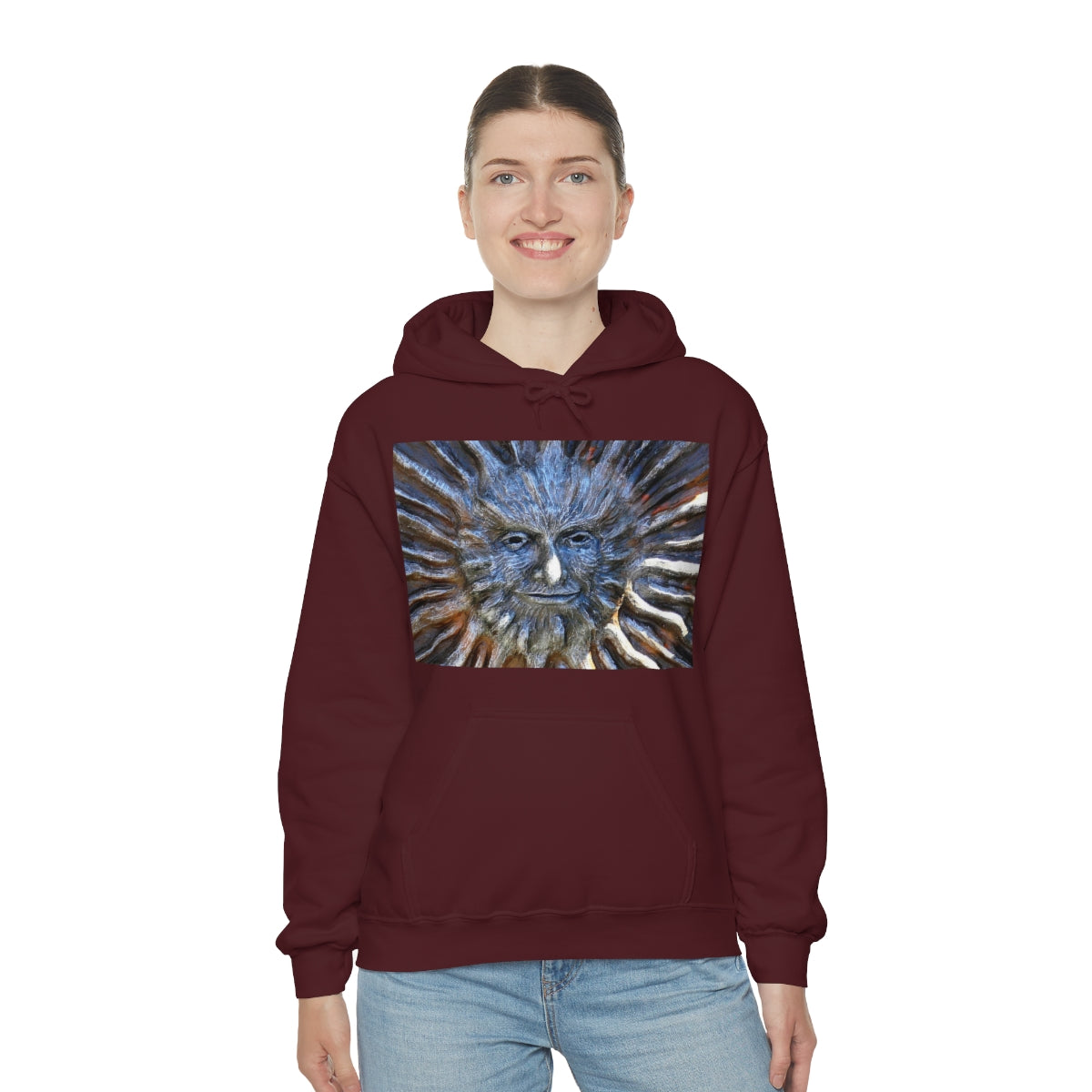 Sun God - Unisex Heavy Blend Hooded Sweatshirt - Fry1Productions