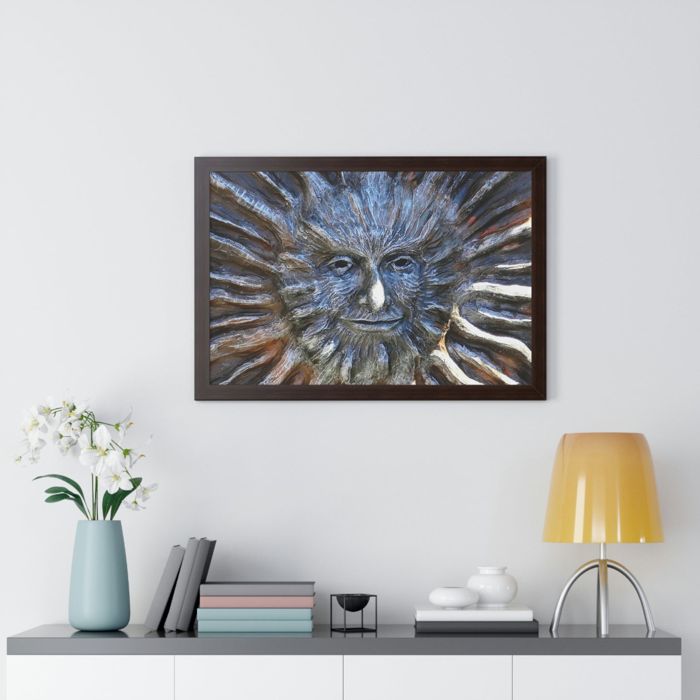 Sun God - Framed Horizontal Poster - Fry1Productions