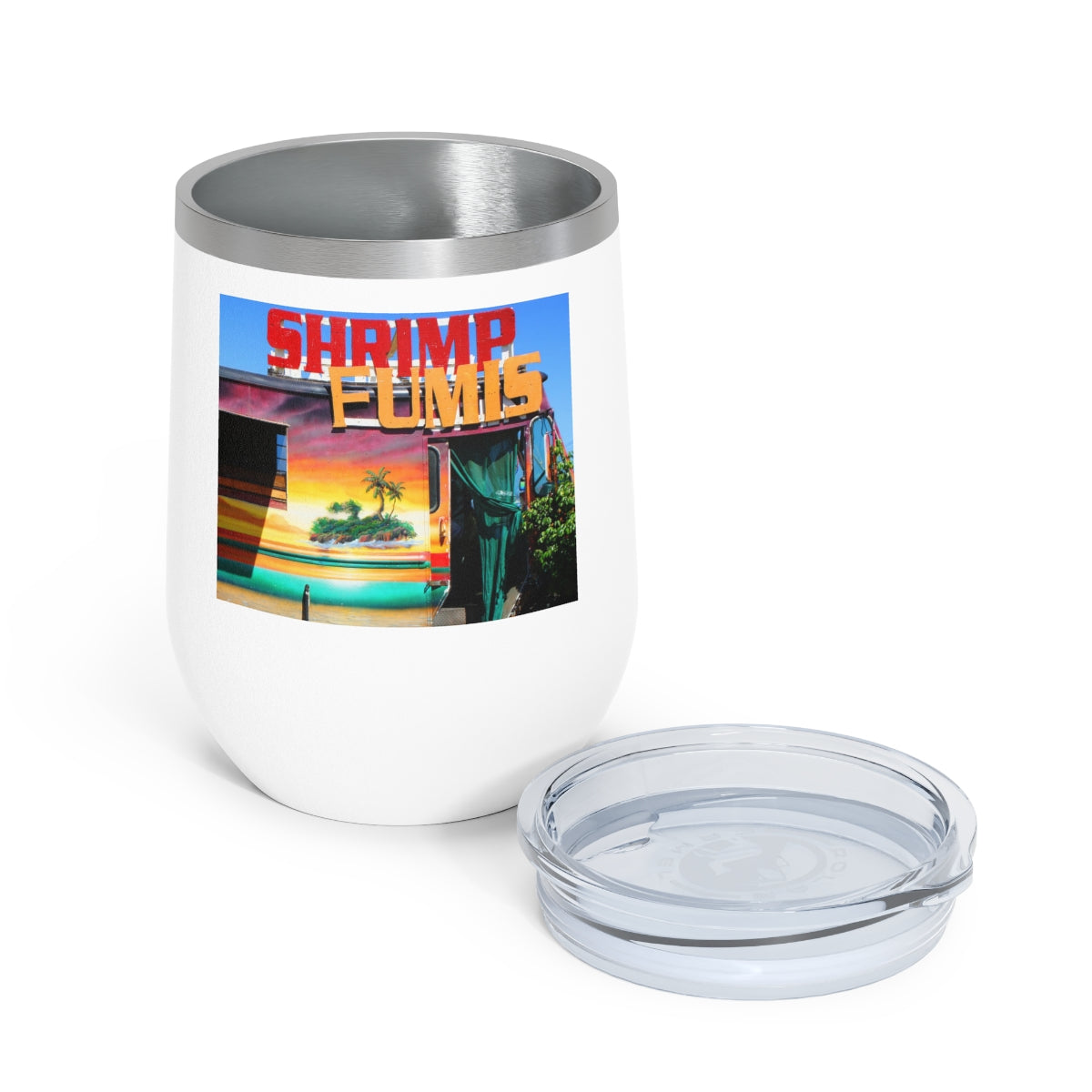Island Love - 12 oz Insulated Wine Tumbler - Fry1Productions
