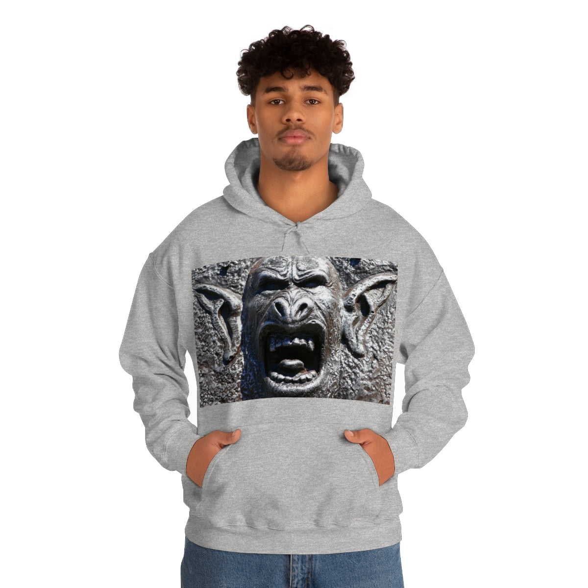 Frenzy Scream - Unisex Heavy Blend Hooded Sweatshirt - Fry1Productions