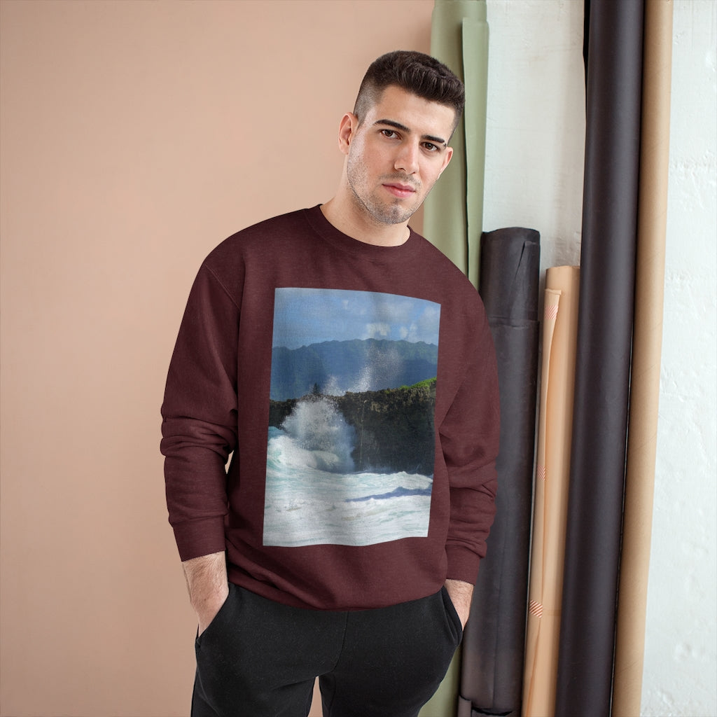 Rockin Surfer's Rope - Champion Sweatshirt - Fry1Productions