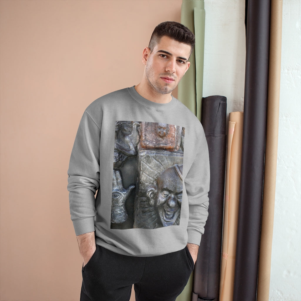 Cosmic Laughter - Champion Sweatshirt - Fry1Productions