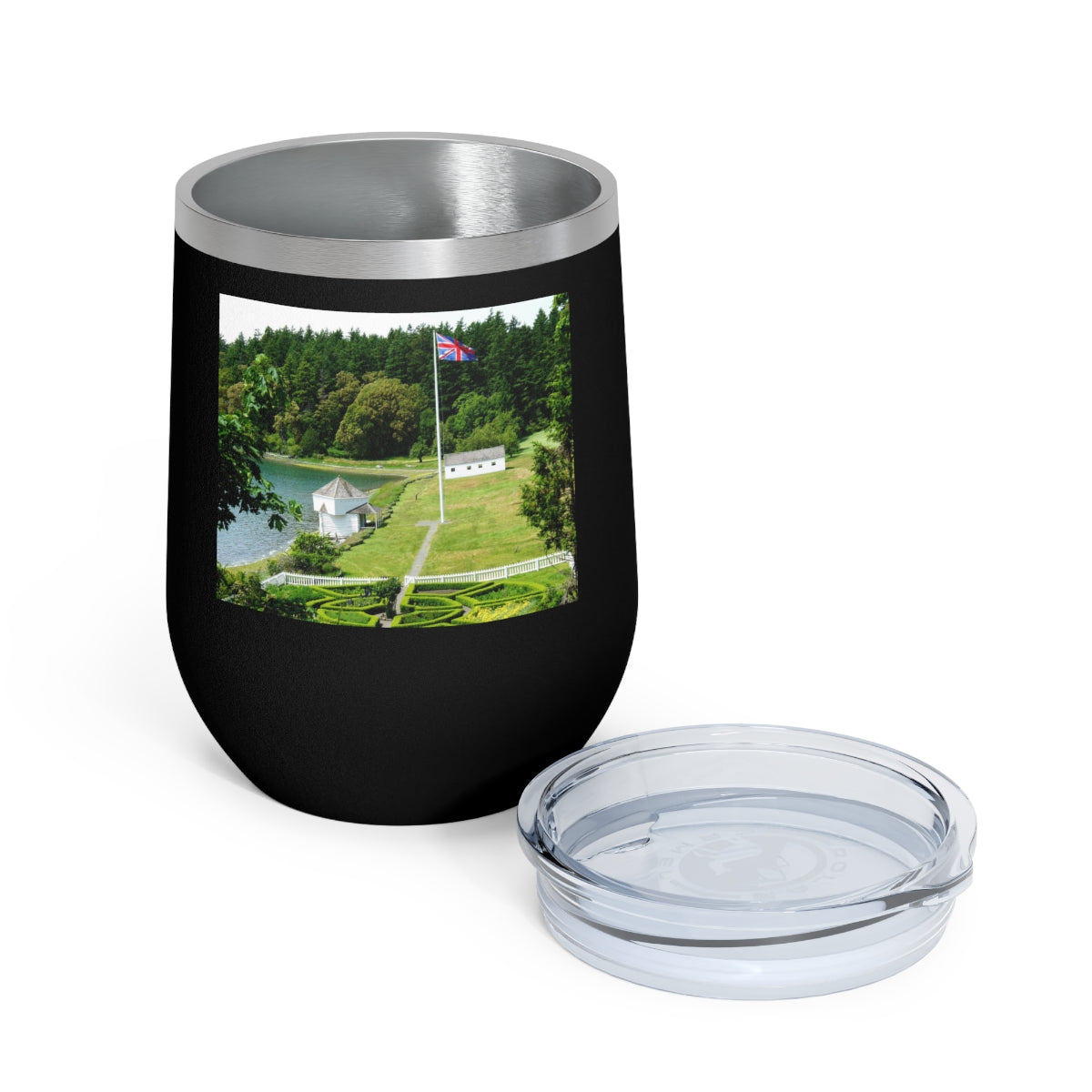 Magnificent Grandiose Views - 12 oz Insulated Wine Tumbler - Fry1Productions