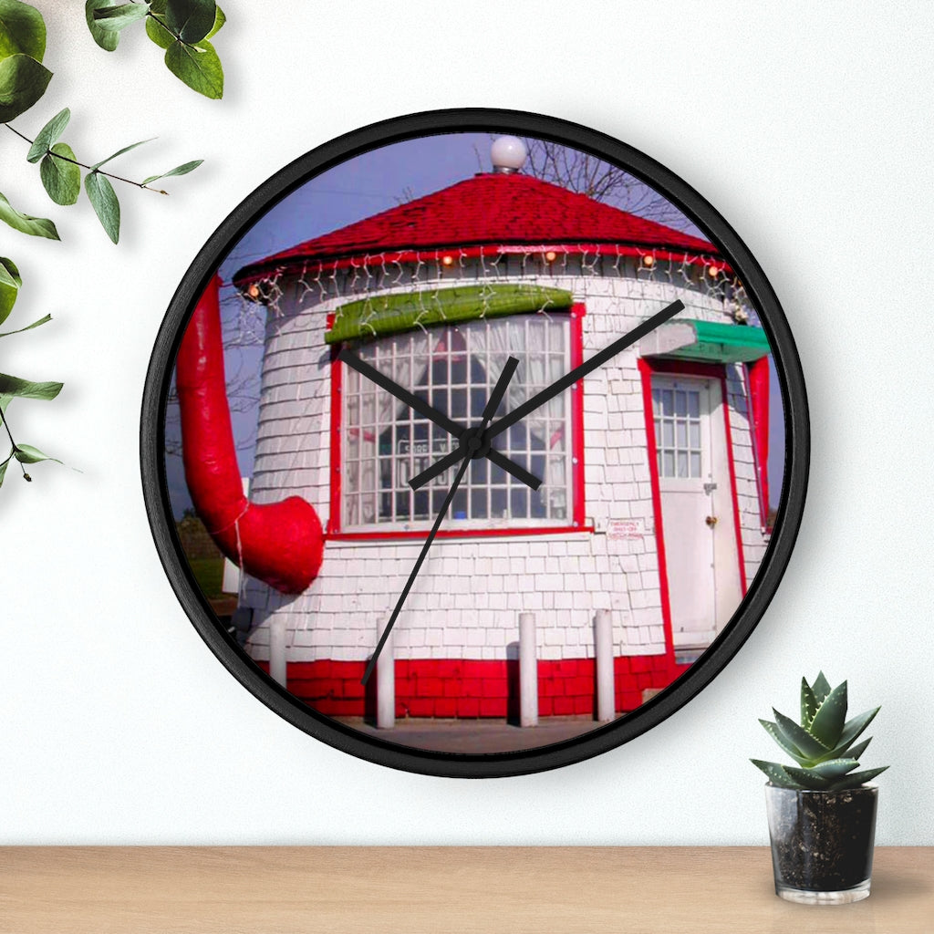 "Timeless Memories" - 10" Wooden Frame Wall Clock - Fry1Productions
