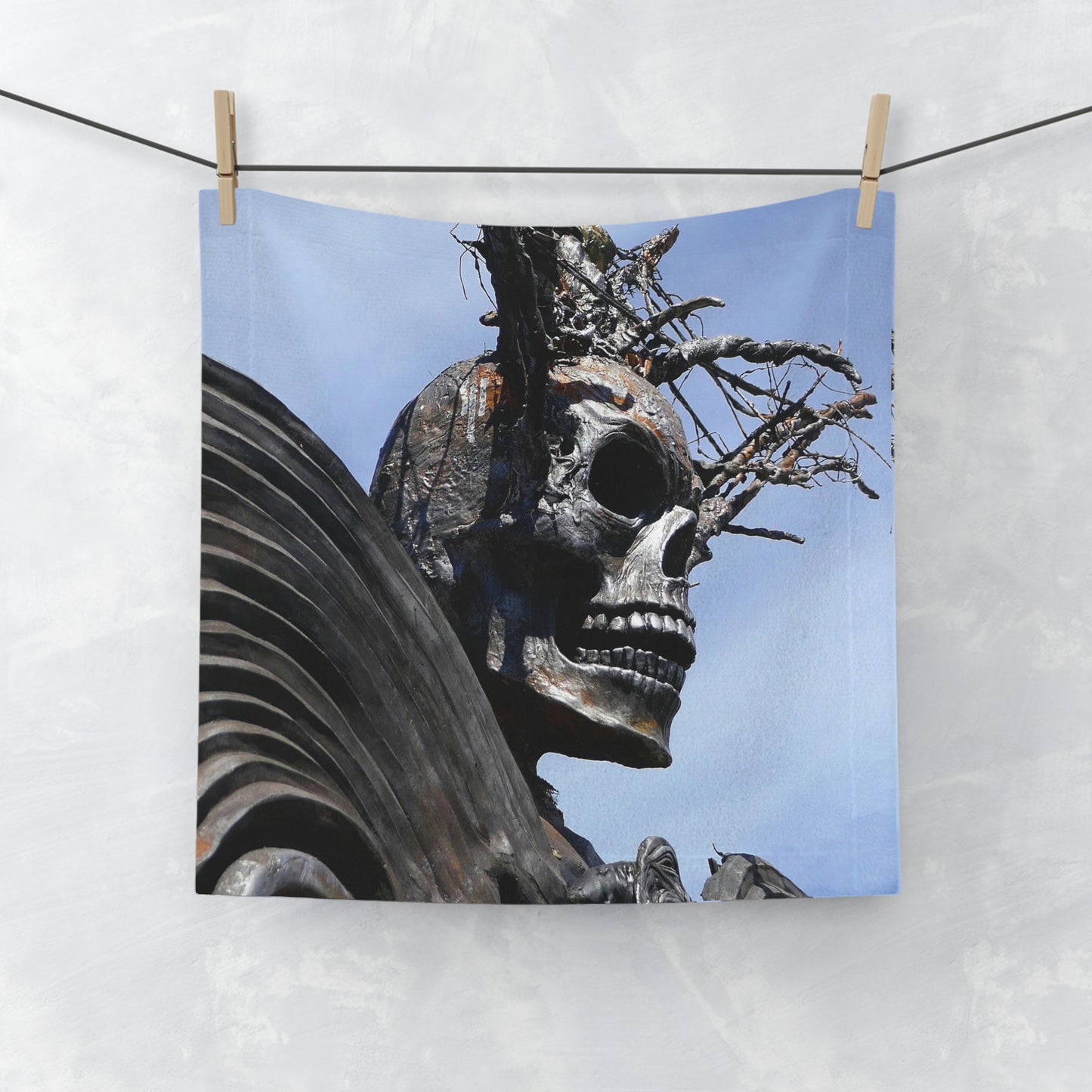 Skull Warrior - Face Towel - Fry1Productions