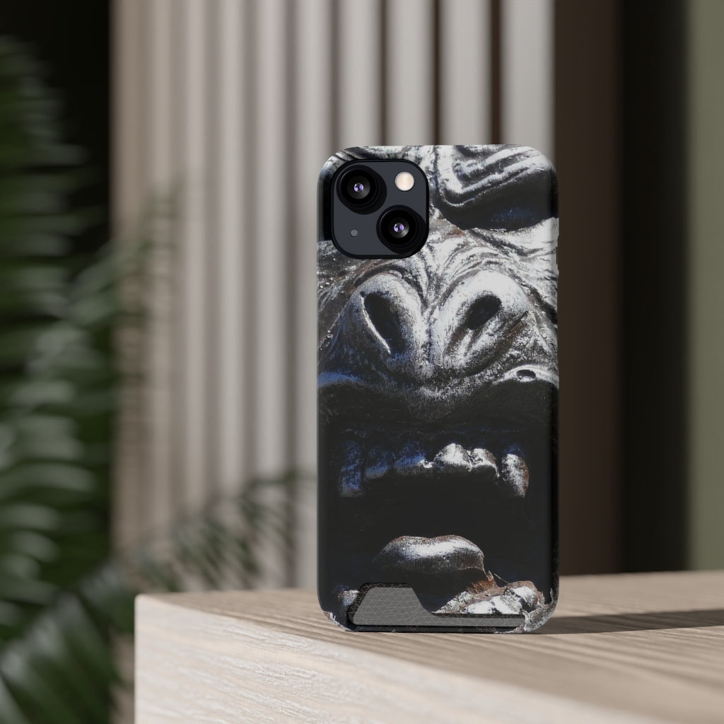 "Frenzy Scream" - Galaxy S22 S21 & iPhone 13 Case With Card Holder - Fry1Productions