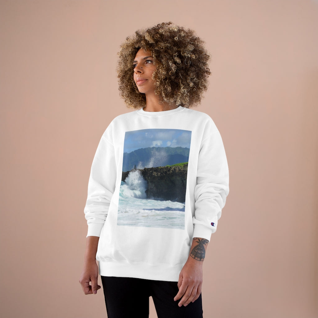 Rockin Surfer's Rope - Champion Sweatshirt - Fry1Productions
