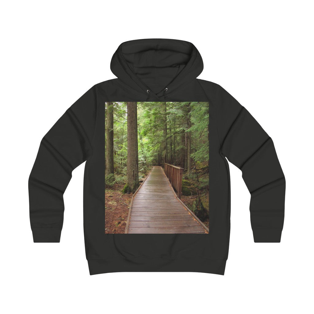 "Fauna Flora" -  Girlie College Hoodie - Fry1Productions