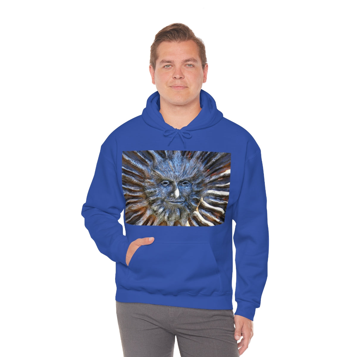 Sun God - Unisex Heavy Blend Hooded Sweatshirt - Fry1Productions