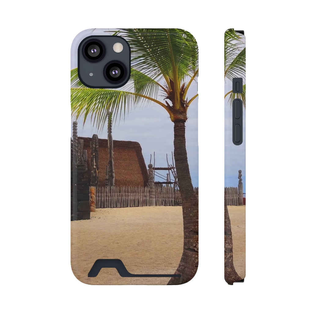 “Florescence Hale O Keawe” - Galaxy S22 S21 & iPhone 13 Case With Card Holder - Fry1Productions