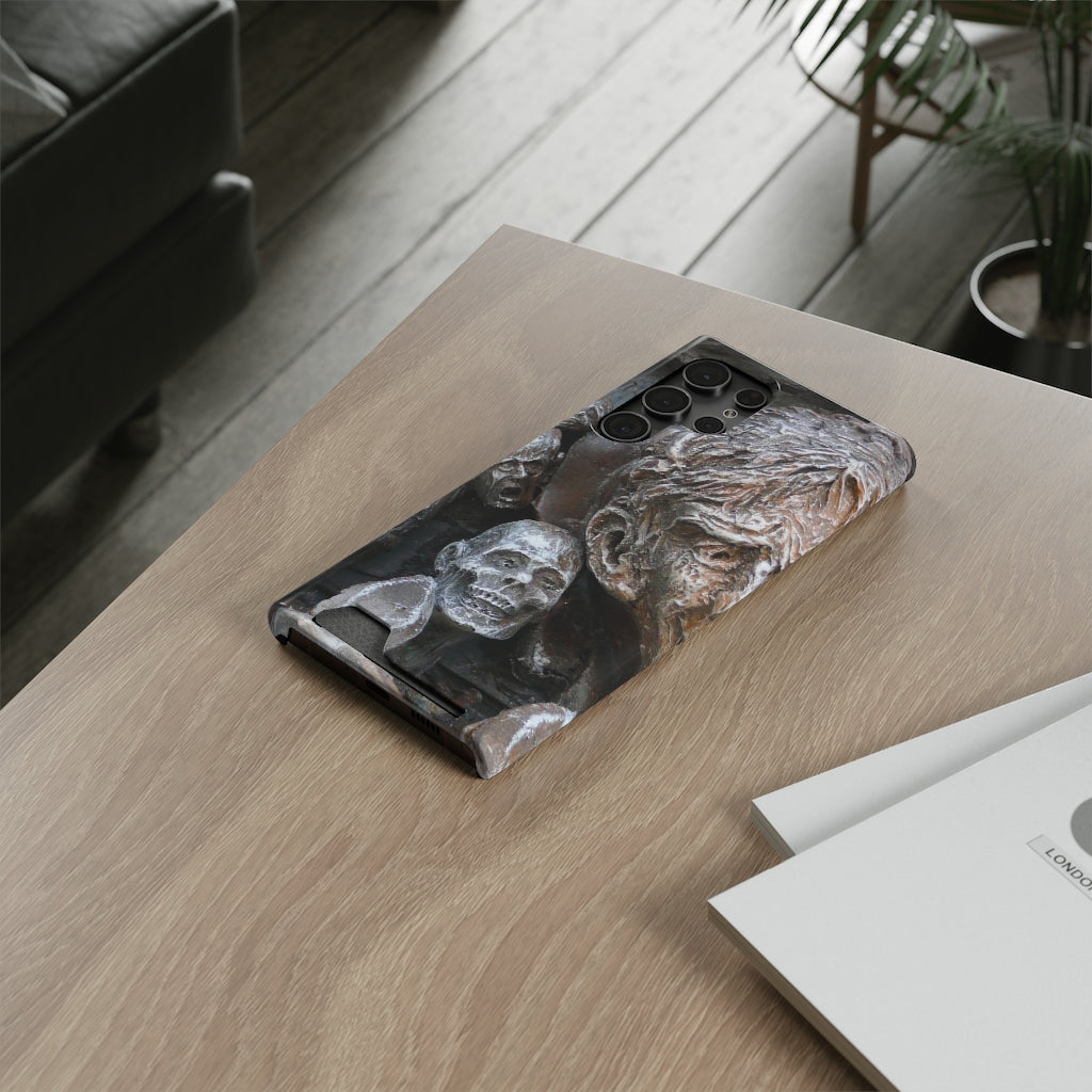 "Waiting for the King" - Galaxy S22 S21 & iPhone 13 Case With Card Holder - Fry1Productions