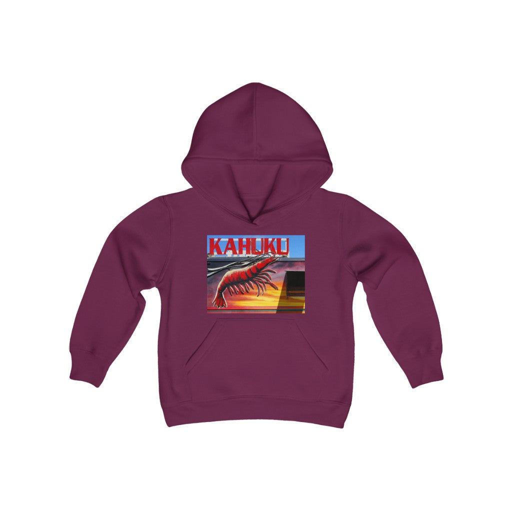 "Kahuku Kai" - Youth Heavy Blend Hooded Sweatshirt - Fry1Productions