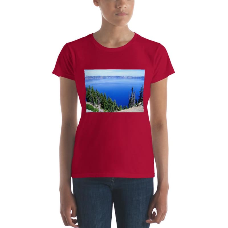 “Deep Blue” - Women's Short Sleeve T-Shirt - Fry1Productions
