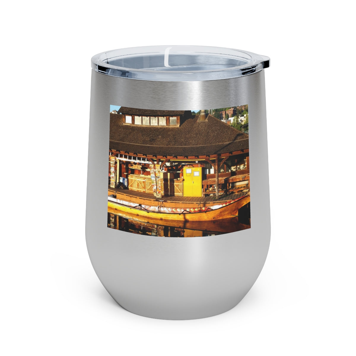 Q'il'bid Awe - 12 oz Insulated Wine Tumbler - Fry1Productions