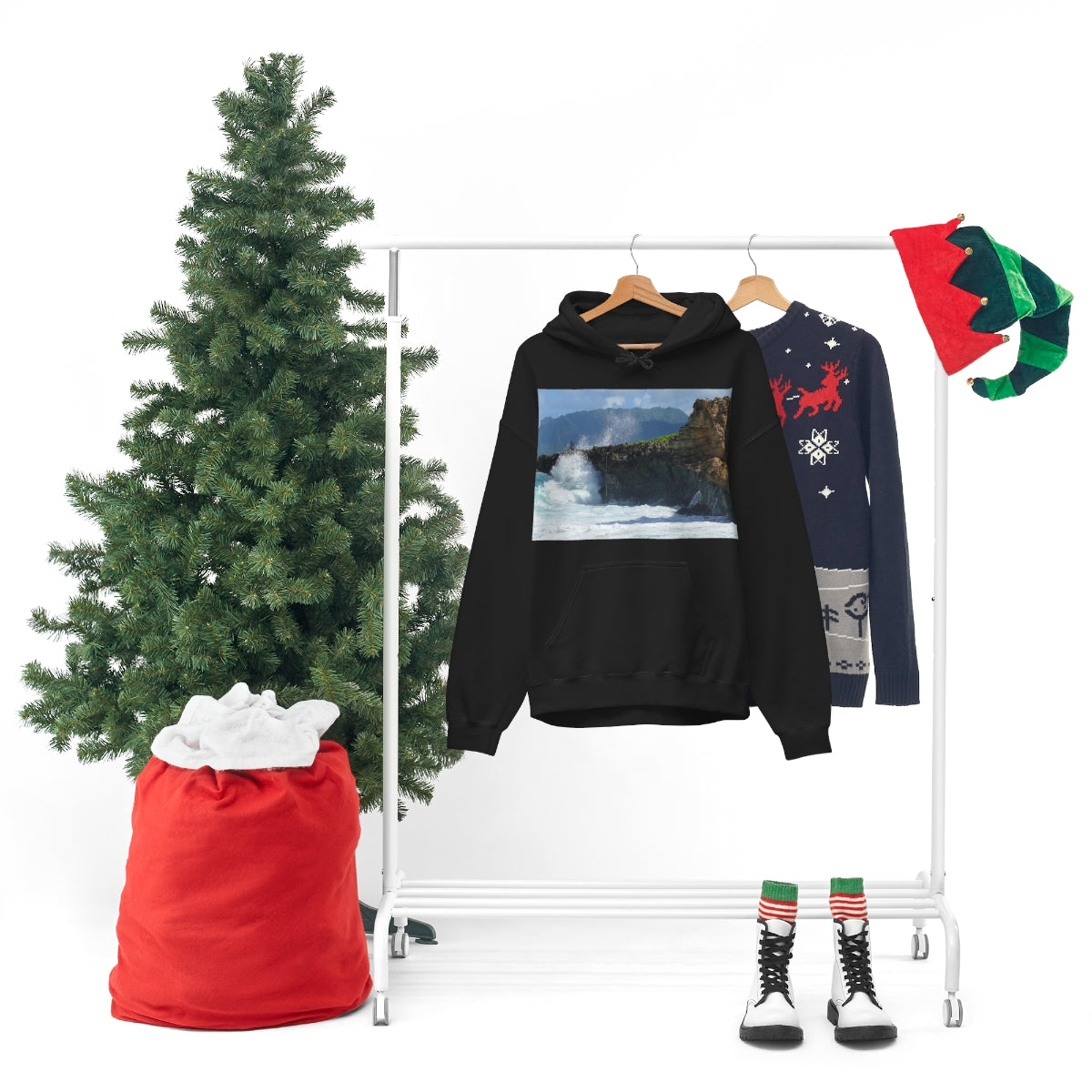 Rockin Surfer's Rope - Unisex Heavy Blend Hooded Sweatshirt - Fry1Productions
