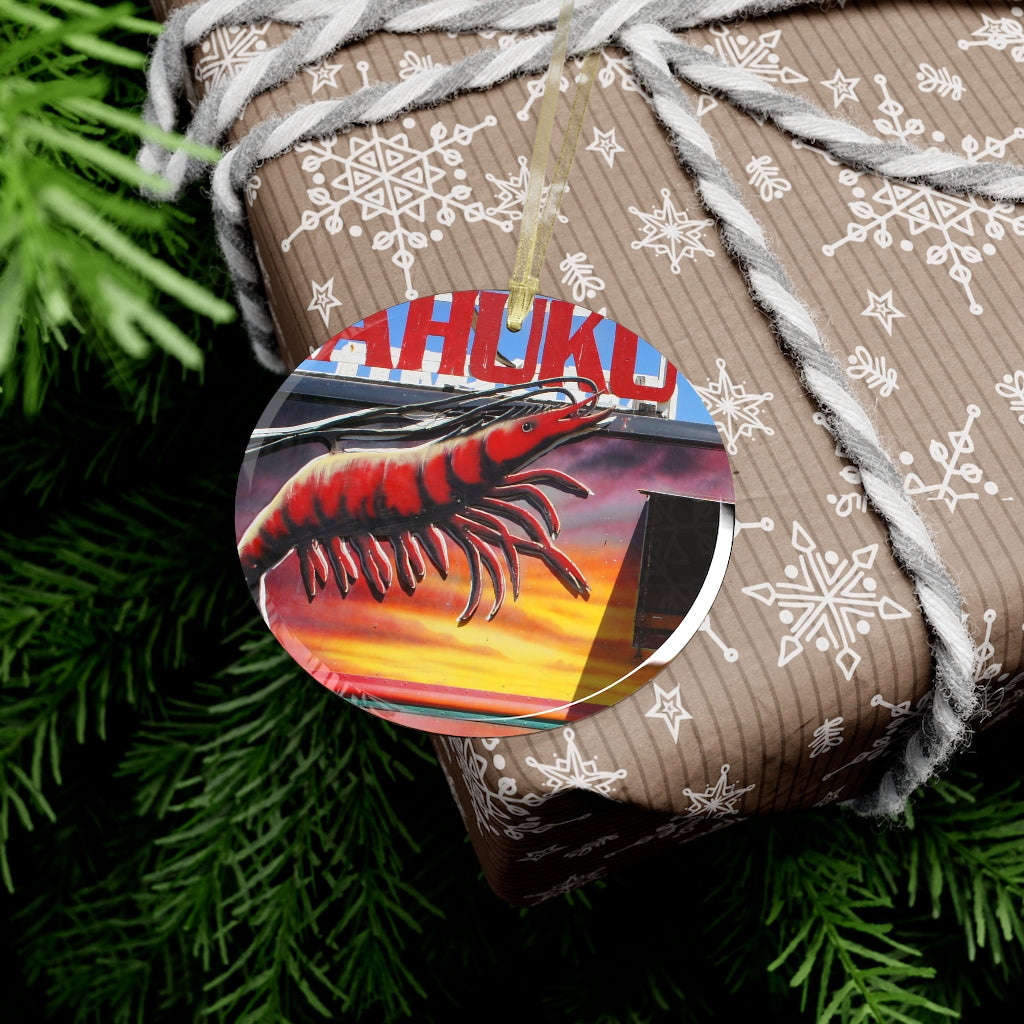 Kahuku Kai - Glass Ornament - Fry1Productions