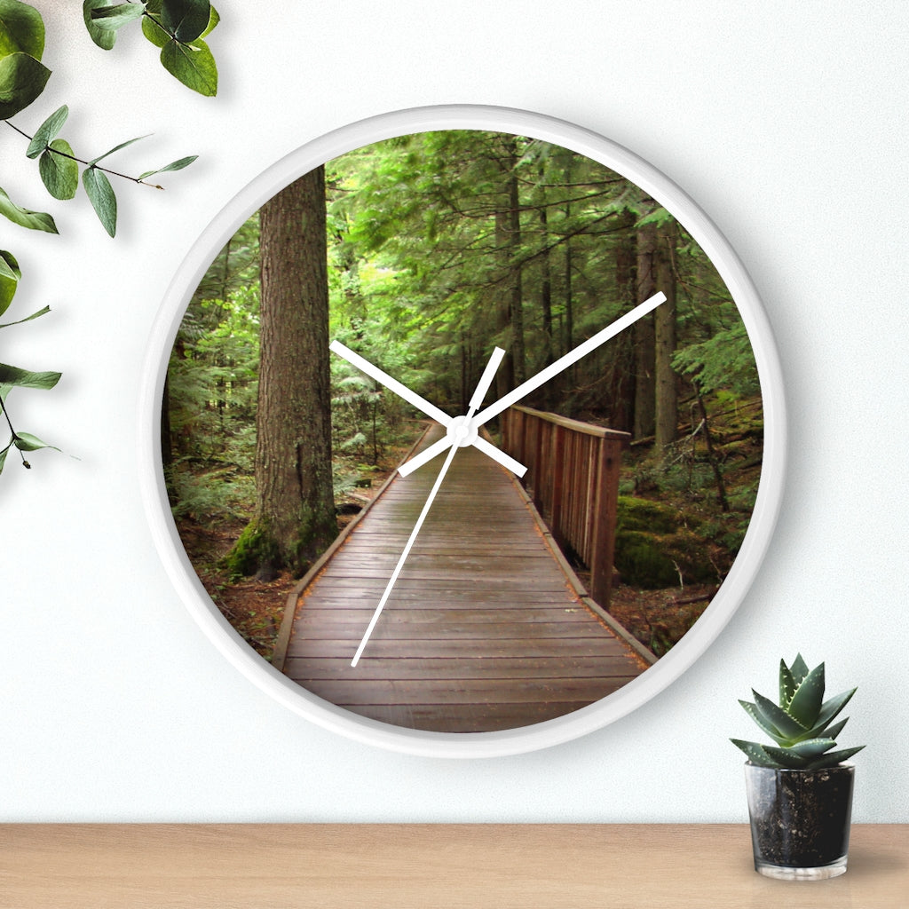 "Fauna Flora" - 10" Wooden Frame Wall Clock - Fry1Productions