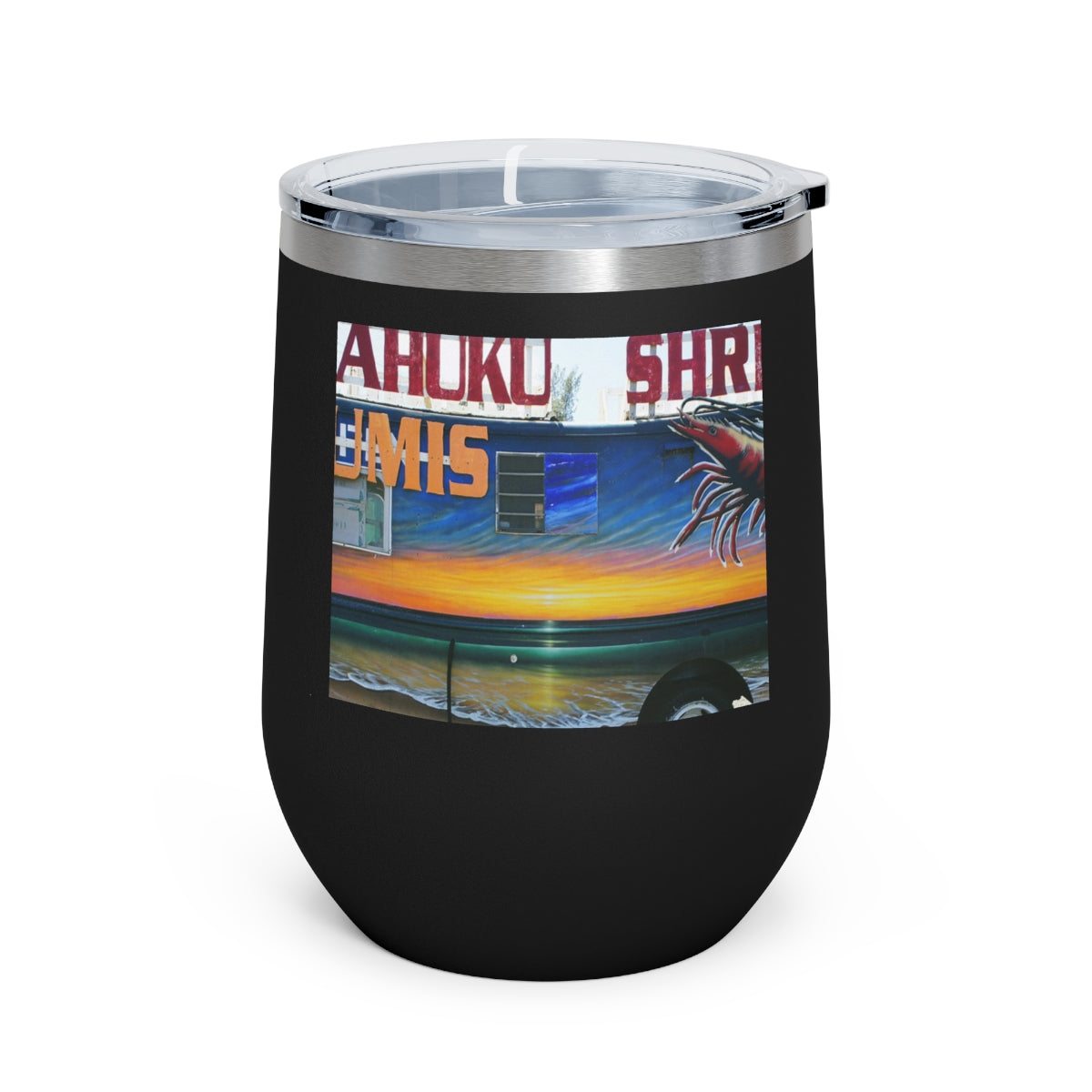 Fumis Aloha - 12 oz Insulated Wine Tumbler - Fry1Productions
