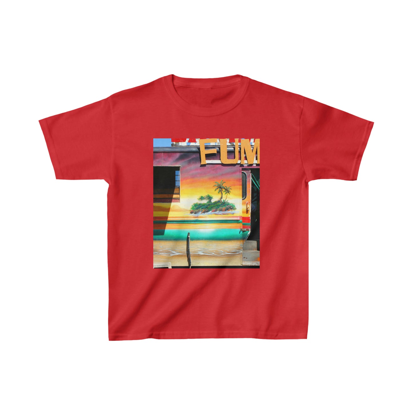 Island Love - Kids Cotton Tee - Fry1Productions