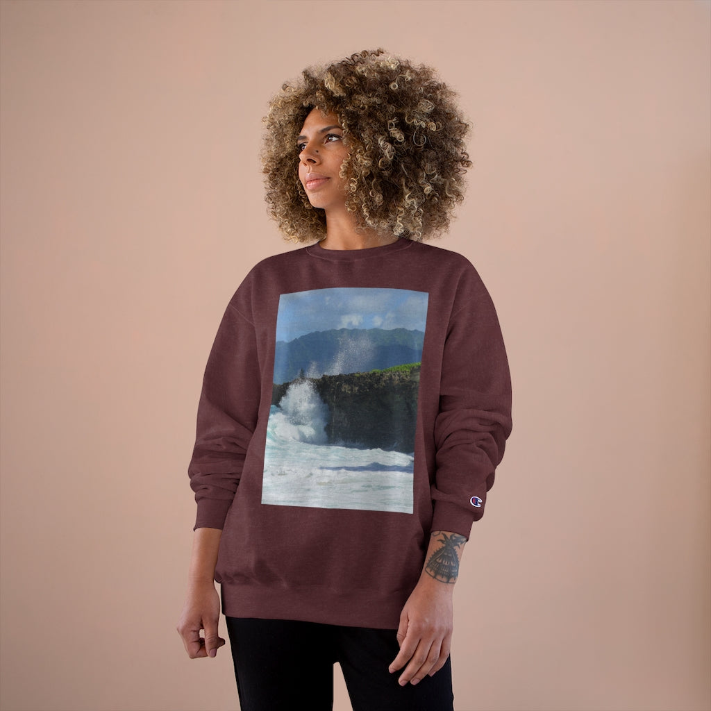 Rockin Surfer's Rope - Champion Sweatshirt - Fry1Productions