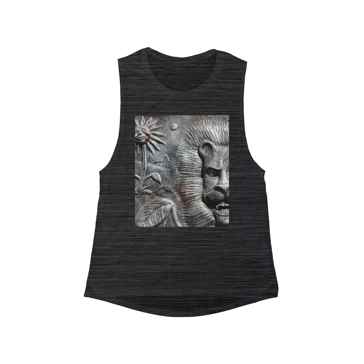 Lion's Friends Forever V2 - Women's Flowy Scoop Muscle Tank - Fry1Productions