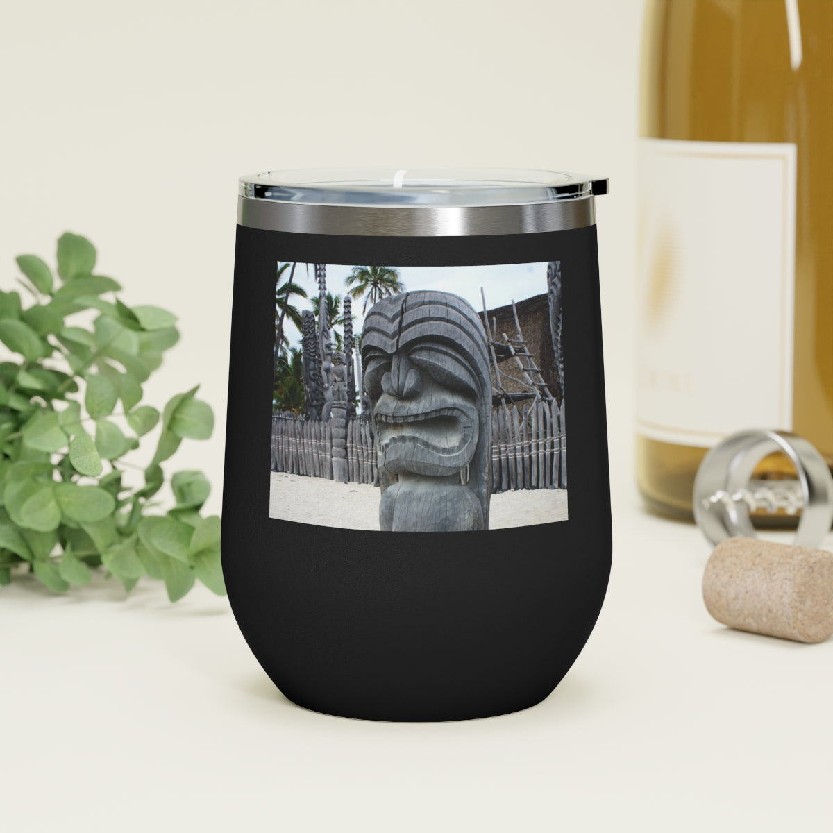 Fierce Guardian - 12 oz Insulated Wine Tumbler - Fry1Productions