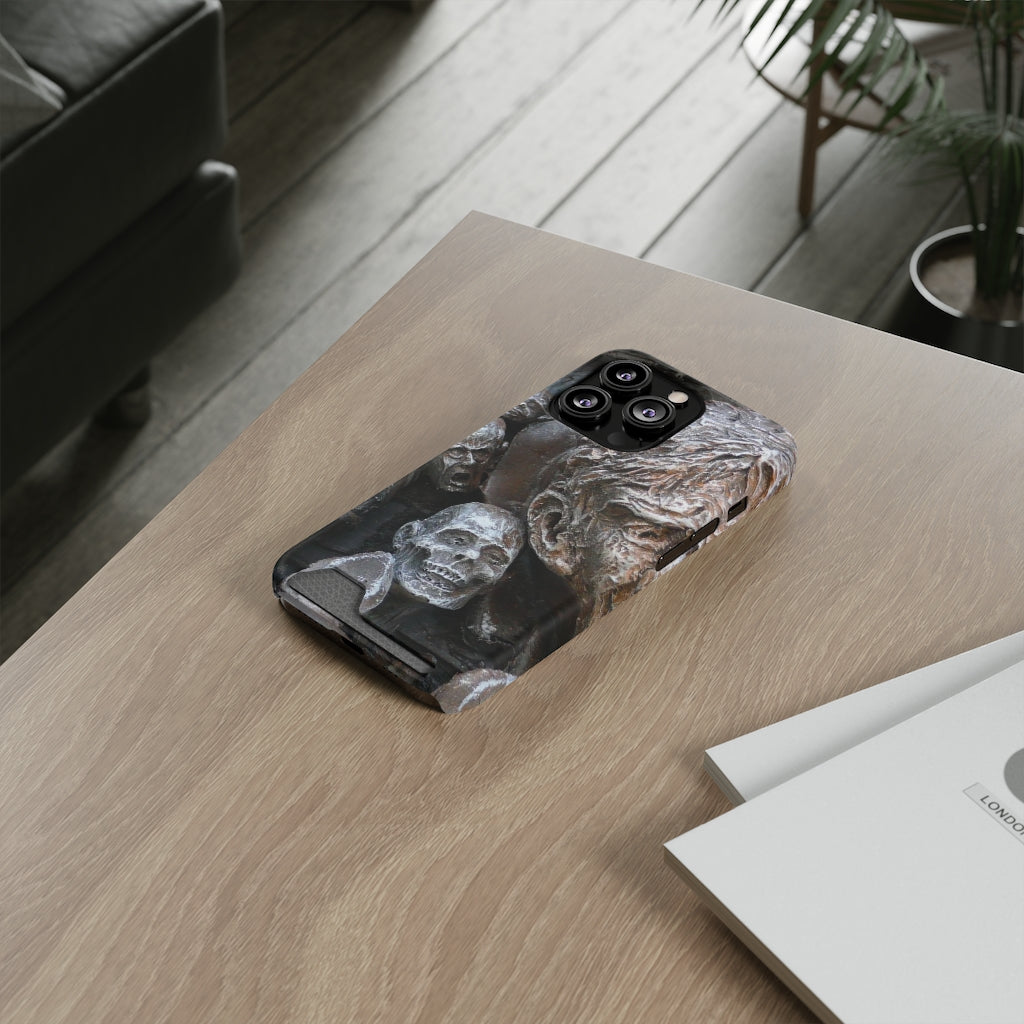"Waiting for the King" - Galaxy S22 S21 & iPhone 13 Case With Card Holder - Fry1Productions