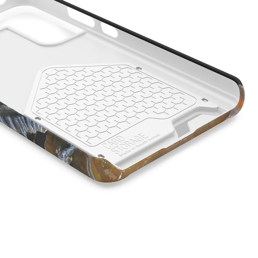 "Snakily Speaking" - Galaxy S22 S21 & iPhone 13 Case With Card Holder - Fry1Productions