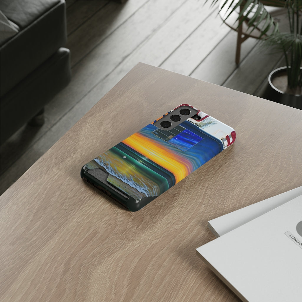 "Fumis Aloha" - Galaxy S22 S21 & iPhone 13 Case With Card Holder - Fry1Productions