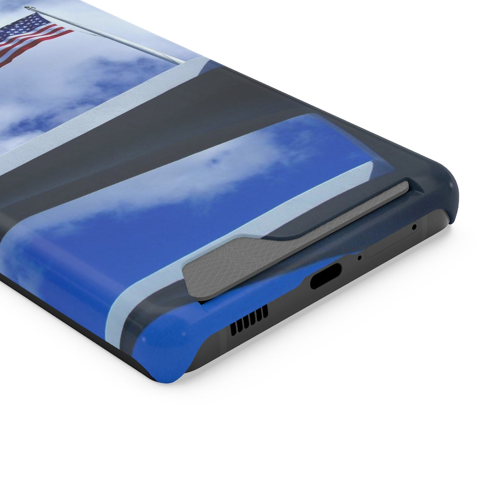 "In Solemn Remembrance" - Galaxy S22 S21 & iPhone 13 Case With Card Holder - Fry1Productions