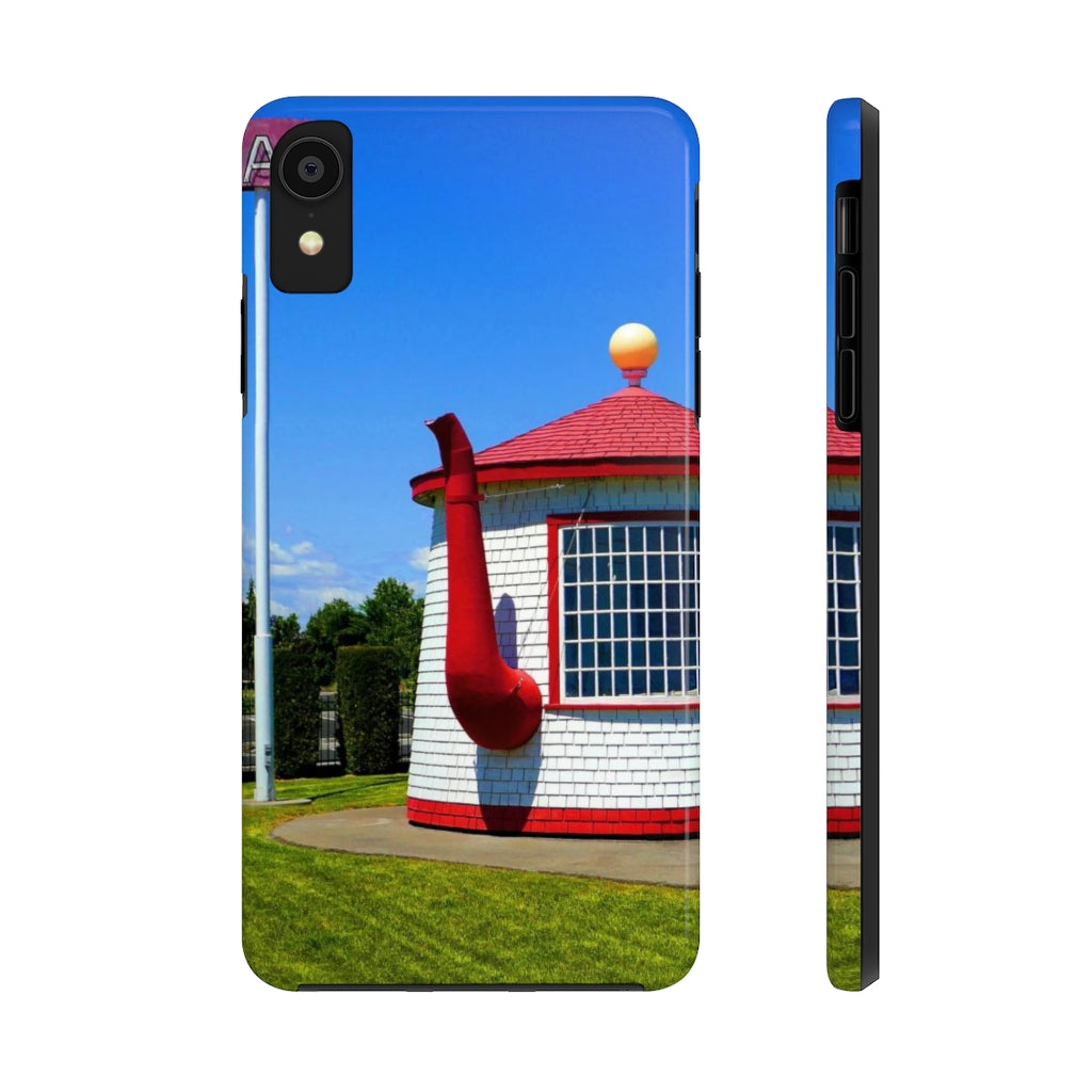 "Historic Teapot Dome Service Station" - iPhone Tough Case - Fry1Productions