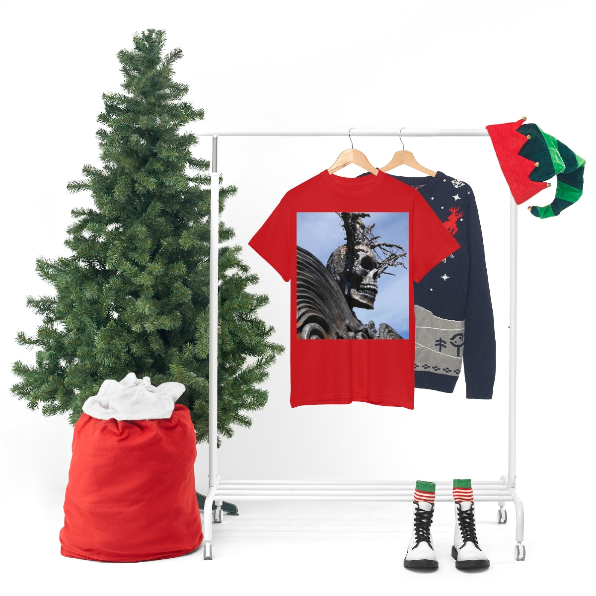 Skull Warrior - Unisex Heavy Cotton Tee - Fry1Productions