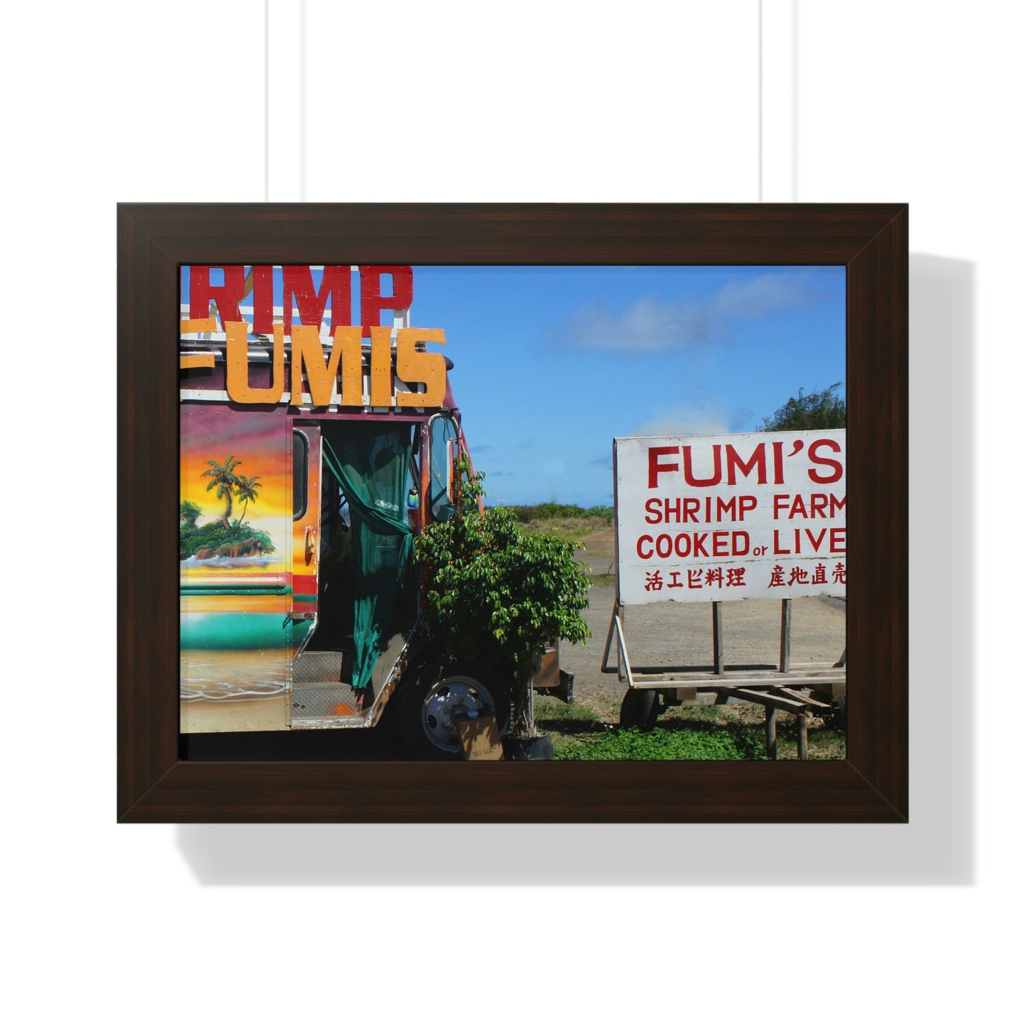 Kaulana Delights - Framed Horizontal Poster - Fry1Productions