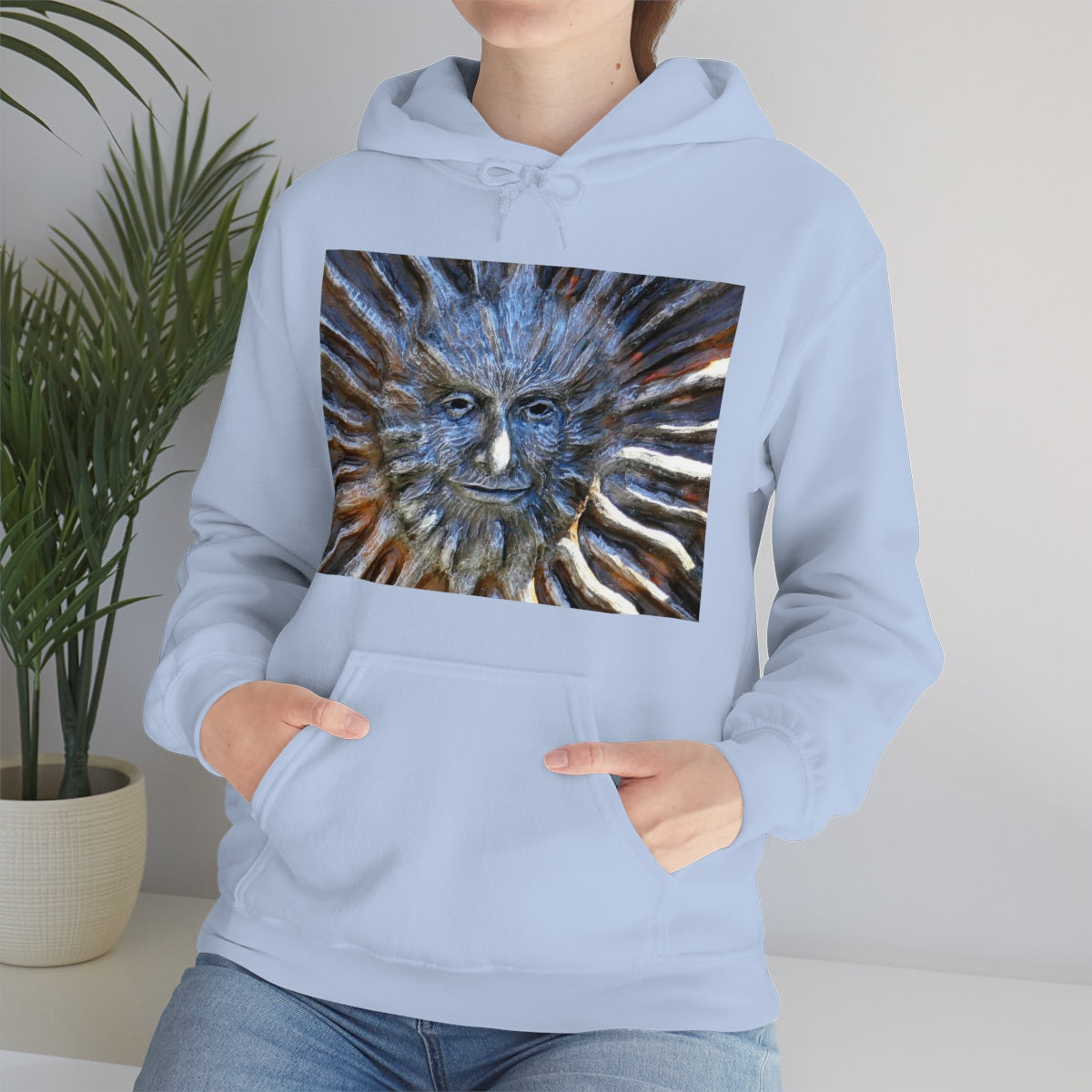 Sun God - Unisex Heavy Blend Hooded Sweatshirt - Fry1Productions