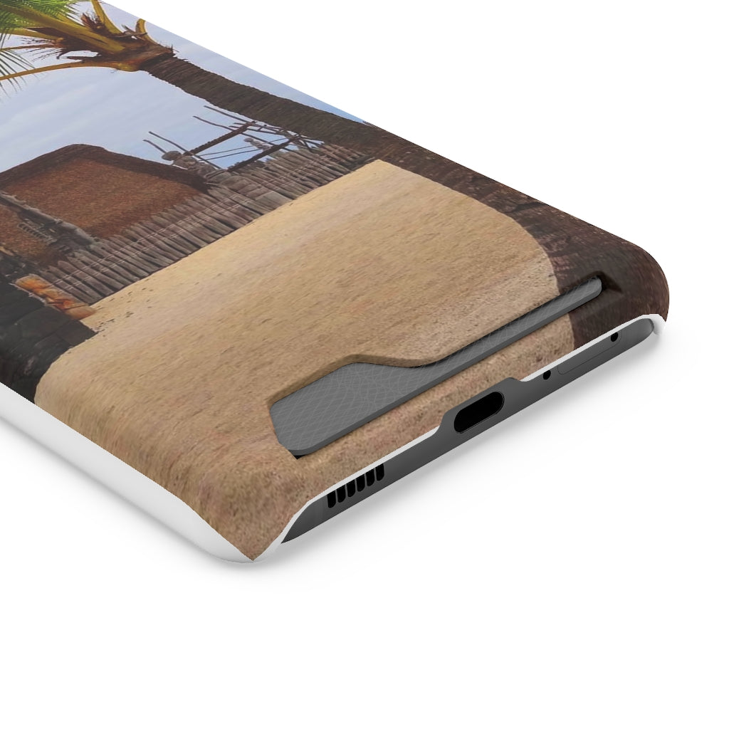 “Florescence Hale O Keawe” - Galaxy S22 S21 & iPhone 13 Case With Card Holder - Fry1Productions