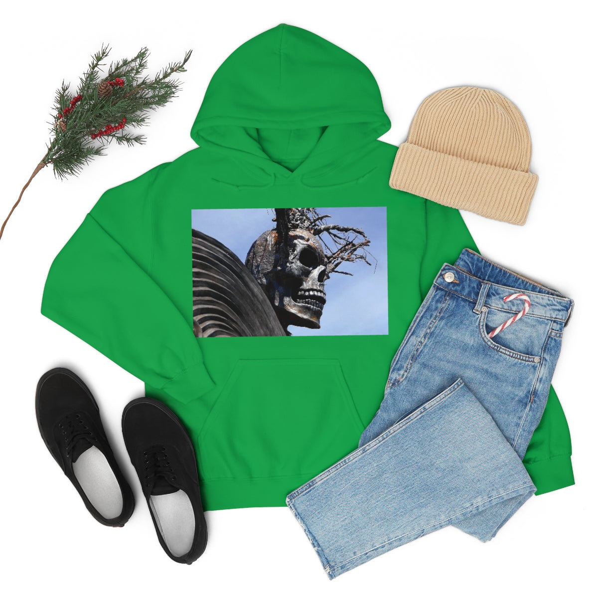 Skull Warrior - Unisex Heavy Blend Hooded Sweatshirt - Fry1Productions
