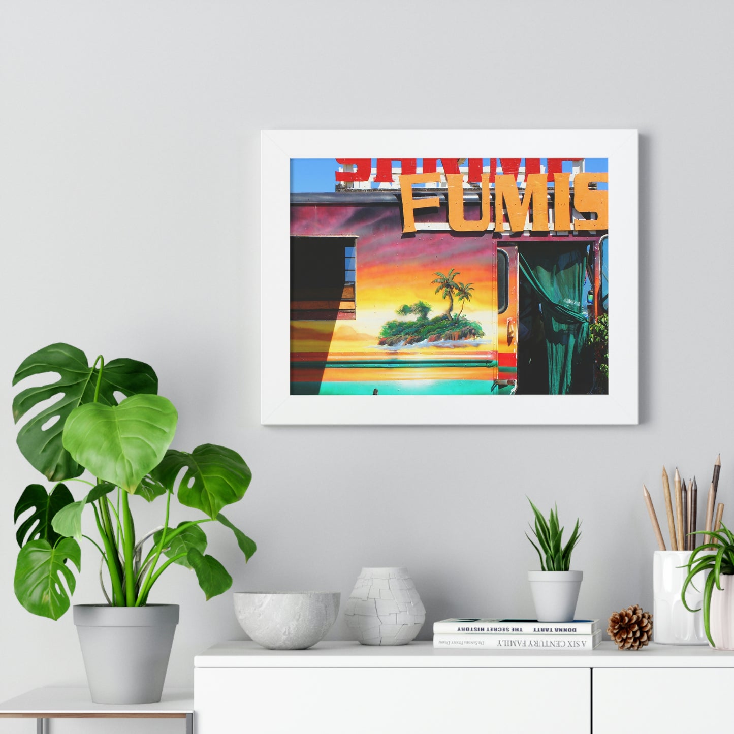 Island Love - Framed Horizontal Poster - Fry1Productions