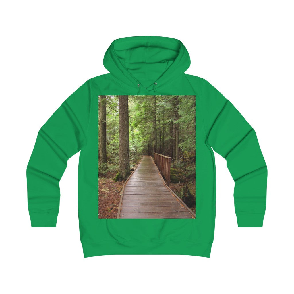 "Fauna Flora" -  Girlie College Hoodie - Fry1Productions
