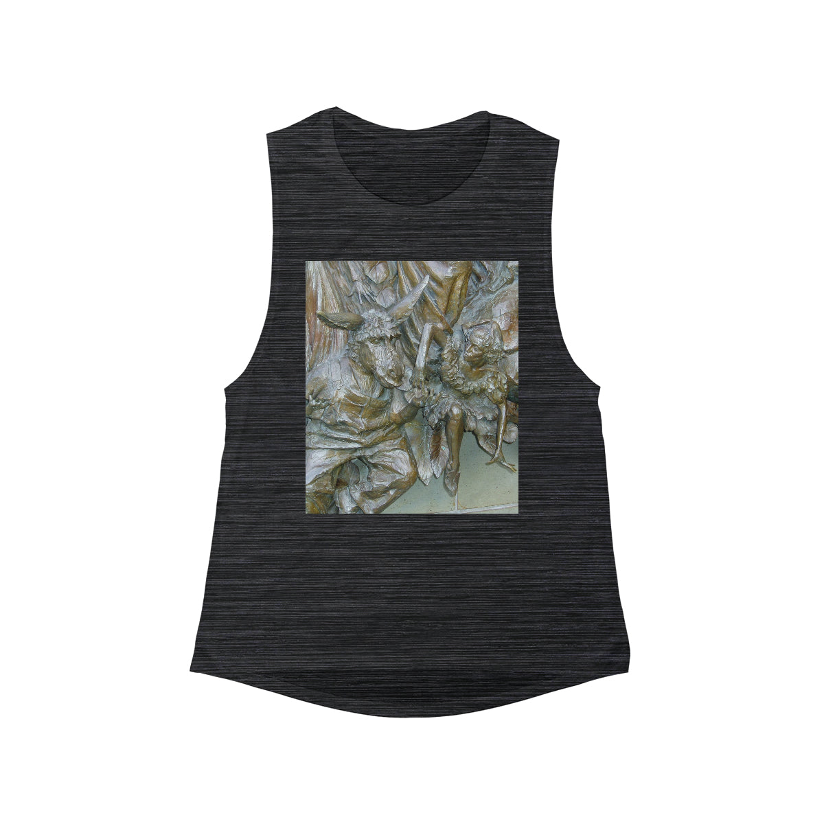 Flight Love - Women's Flowy Scoop Muscle Tank - Fry1Productions