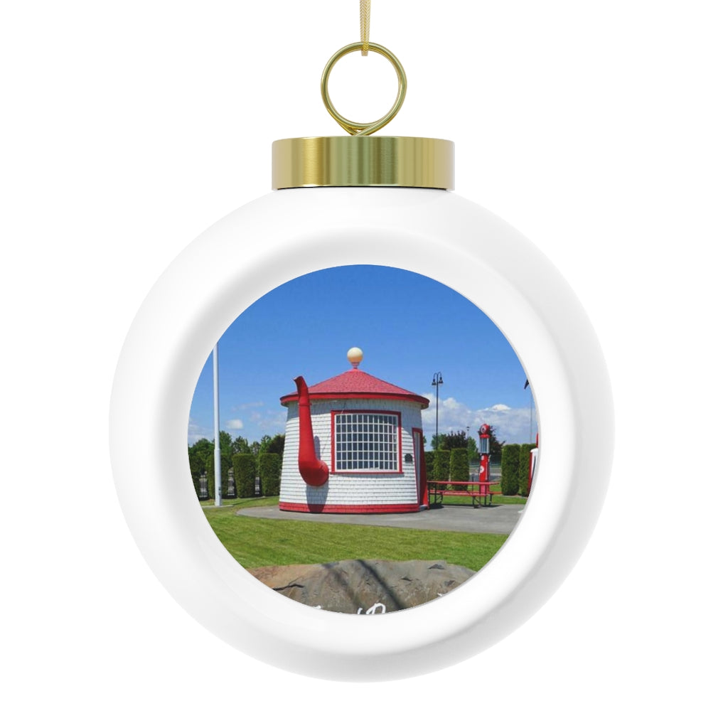 Teapot Dome Memorial Park - Christmas Ball Ornament - Fry1Productions