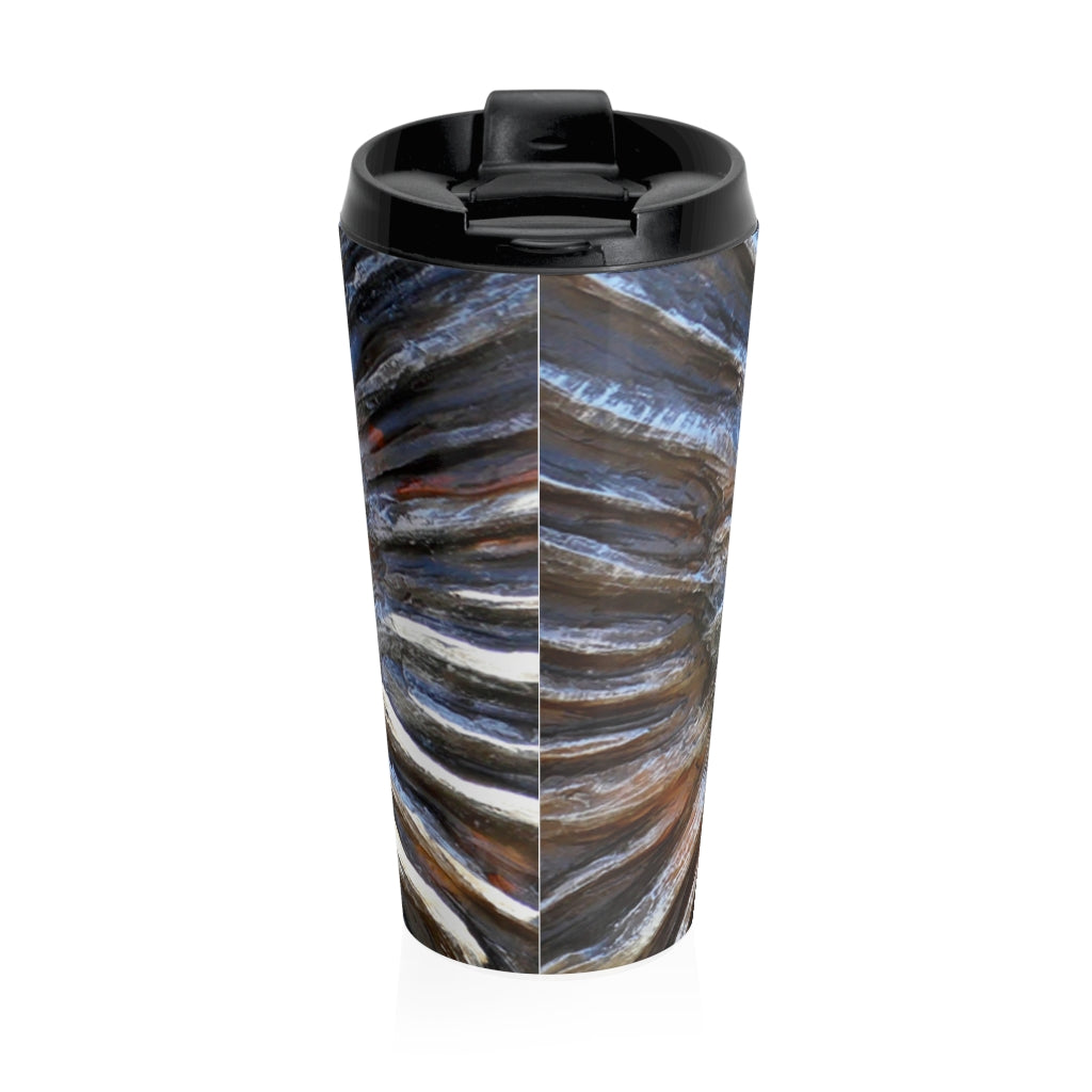 "Sun God" - Stainless Steel Travel Mug 15 oz - Fry1Productions