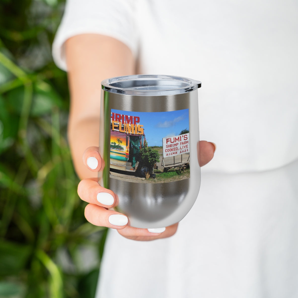 Kaulana Delights - 12 oz Insulated Wine Tumbler - Fry1Productions