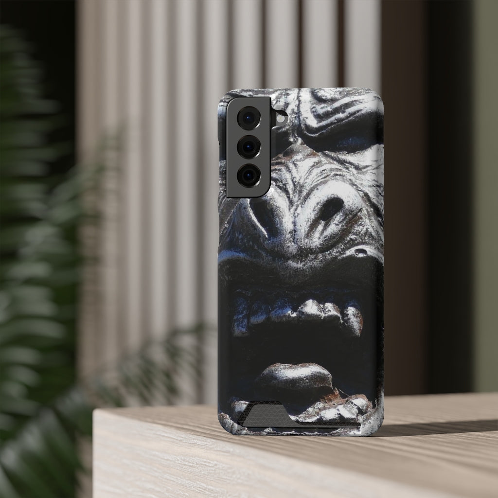 "Frenzy Scream" - Galaxy S22 S21 & iPhone 13 Case With Card Holder - Fry1Productions