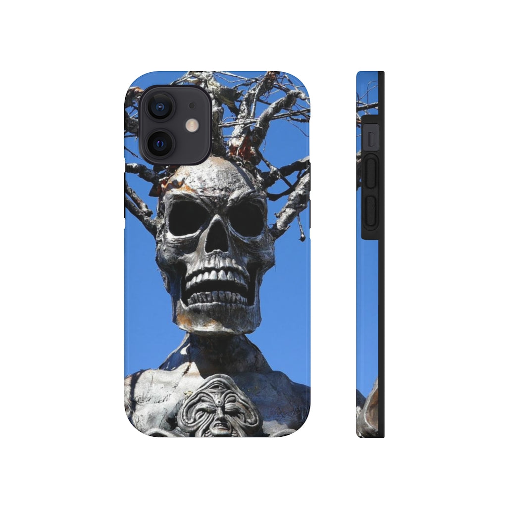 "Skull Warrior Stare" - iPhone Tough Case - (iPhone 13 Pro Max - iPhone 6) - Fry1Productions