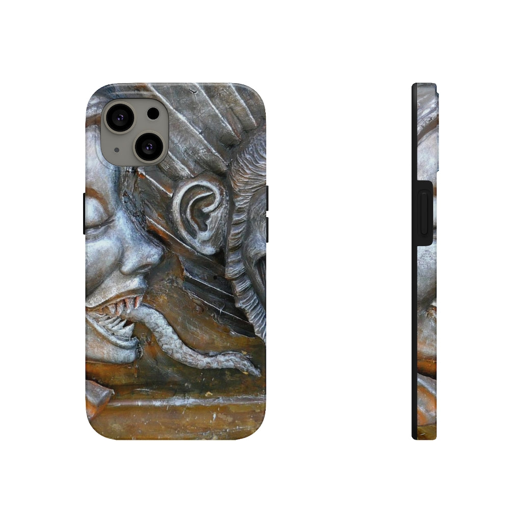 "Snakily Speaking" - iPhone Tough Case - Fry1Productions