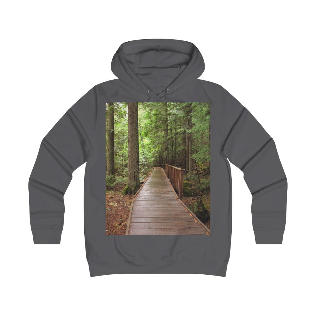 "Fauna Flora" -  Girlie College Hoodie - Fry1Productions
